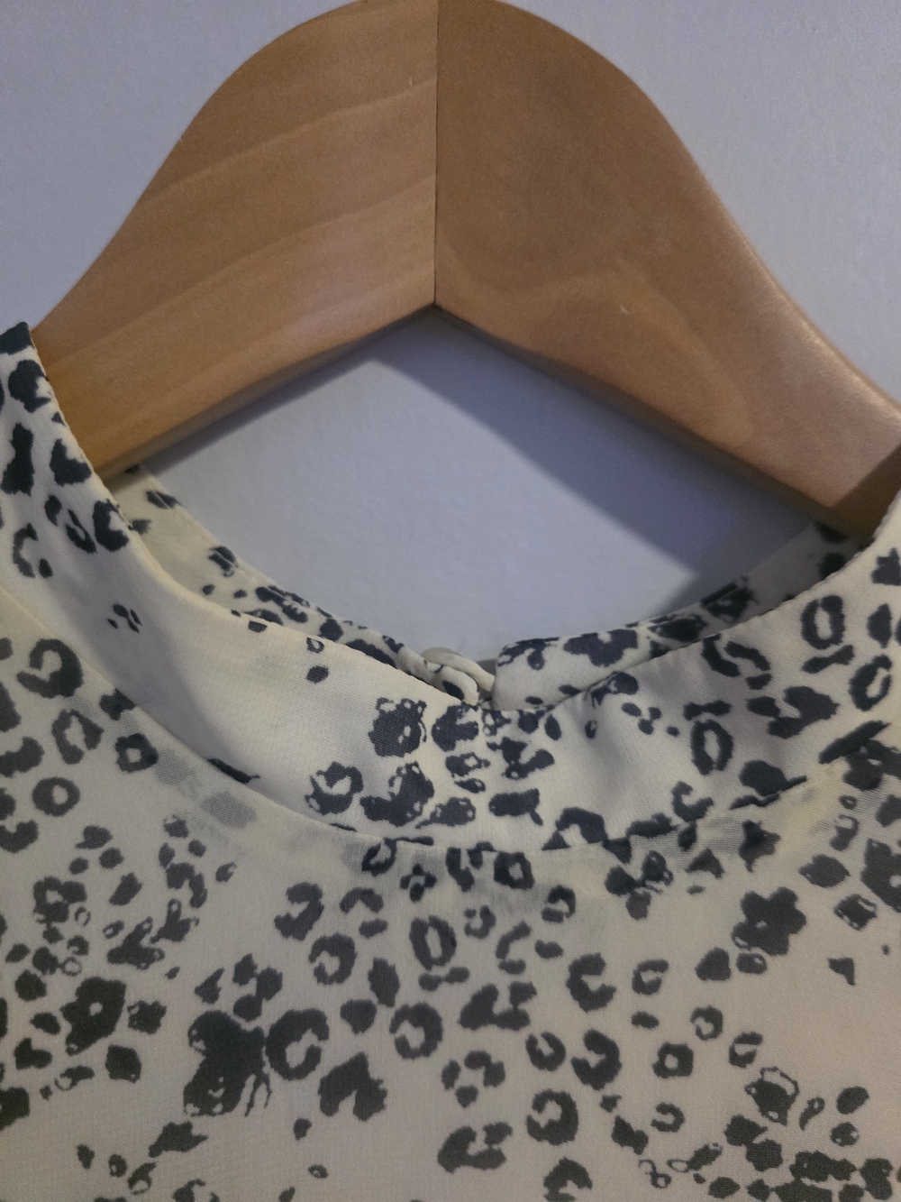 Park & Fith Maxi Dress XS Cream Print Long Sleeve Tiered Boho Dress - Picture 5 of 9